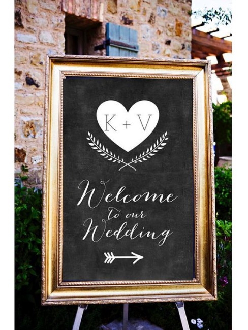 黒板のウェルカムボードは結婚式二次会にぴったり！おすすめデザイン16選 | 2次会ウォッチ 結婚式二次会メディア