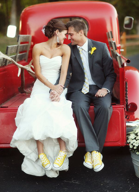 Yellow-Converse-Wedding
